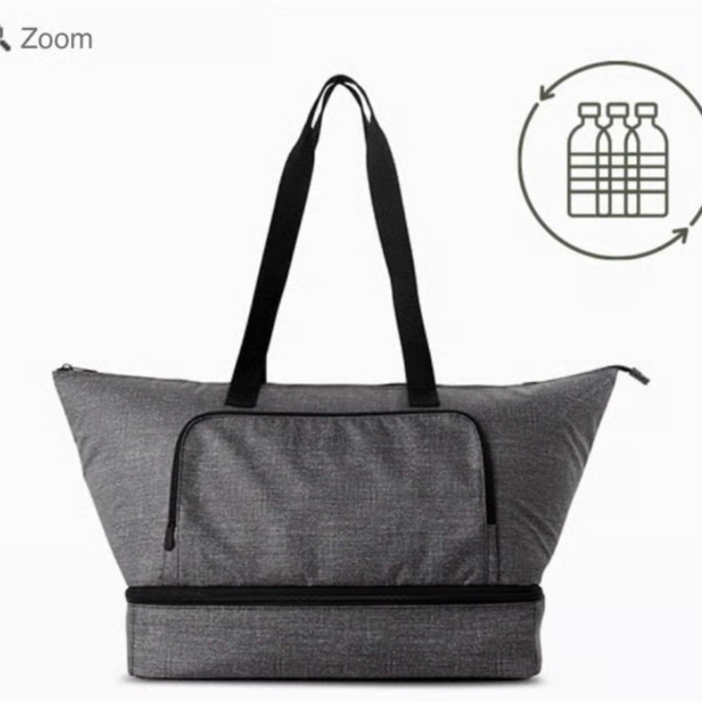Thirty one Bake and Take Party Thermal Cooler Black Charcoal Crosshatch New